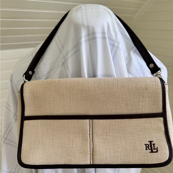 Lauren Ralph Lauren Handbags - Beige and Brown Lauren by Ralph Lauren Bag